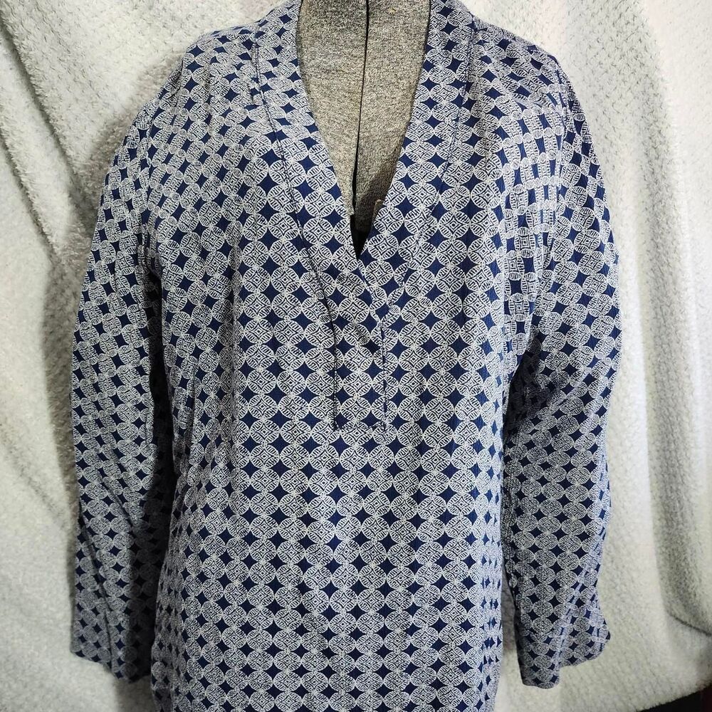 H&M Women's Blue and Purple Blouse